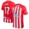 Maglia ufficiale Atlético Madrid Saul 17 Casa 2023-24 per Uomo